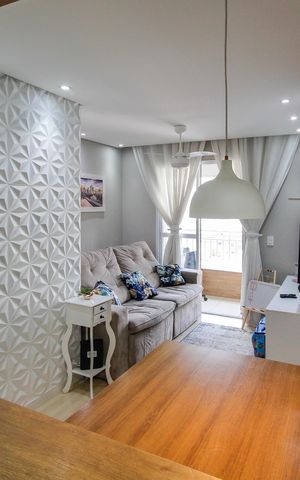 Apartamento à venda com 57m², 2 quartos e 1 vaga Apartamento à venda com 57m², 2 quartos e 1 vagaSala