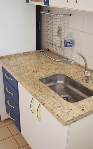 Apartamento para alugar com 56m², 1 quarto e 1 vagaCozinha - Torneira