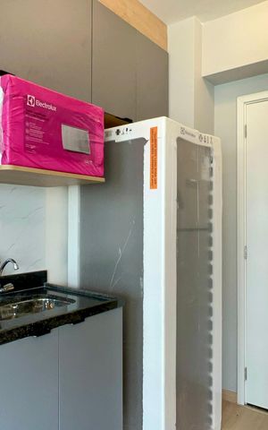 Studio à venda com 25m², 1 quarto e sem vaga Studio à venda com 25m², 1 quarto e sem vagaCozinha