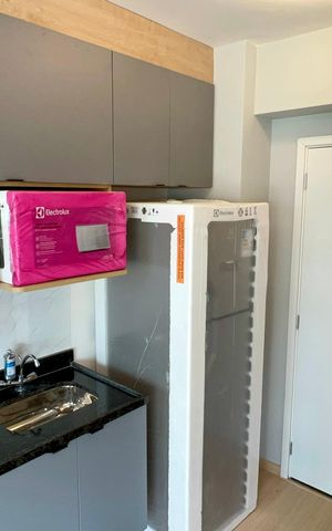 Studio à venda com 25m², 1 quarto e sem vaga Studio à venda com 25m², 1 quarto e sem vagaCozinha
