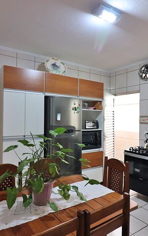 Casa à venda com 128m², 2 quartos e 2 vagasCozinha