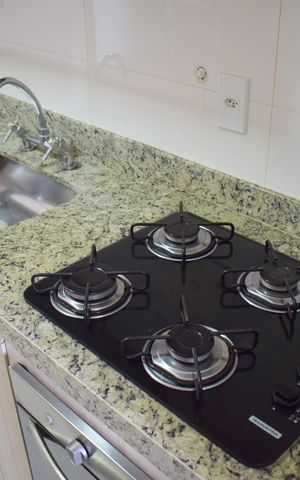Apartamento para alugar com 77m², 2 quartos e 2 vagasCozinha - Torneira