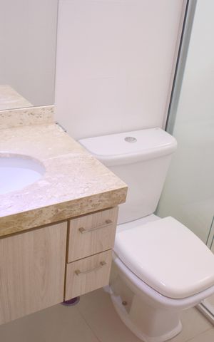 Apartamento para alugar com 77m², 2 quartos e 2 vagasBanheiro da Suíte