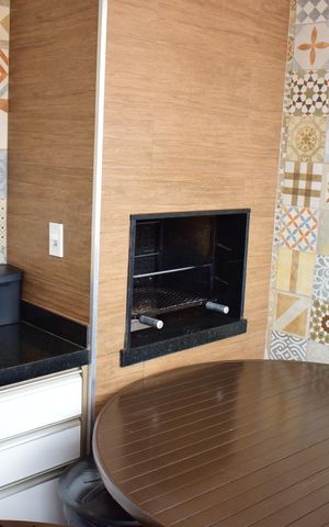 Apartamento para alugar com 77m², 2 quartos e 2 vagasÁrea comum - Churrasqueira