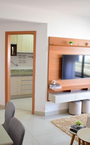 Apartamento para alugar com 77m², 2 quartos e 2 vagasSala