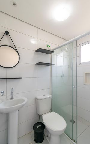 Casa para alugar com 40m², 1 quarto e sem vaga Casa para alugar com 40m², 1 quarto e sem vagaBanheiro da Suíte