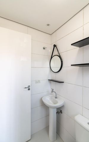 Casa para alugar com 40m², 1 quarto e sem vaga Casa para alugar com 40m², 1 quarto e sem vagaBanheiro da Suíte