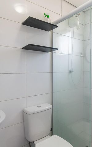 Casa para alugar com 40m², 1 quarto e sem vaga Casa para alugar com 40m², 1 quarto e sem vagaBanheiro da Suíte