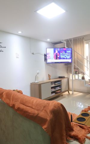 Casa de condomínio à venda com 81m², 3 quartos e 2 vagasSala