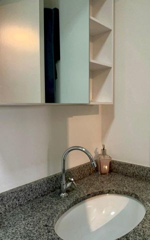 Studio para alugar com 31m², 1 quarto e sem vaga Studio para alugar com 31m², 1 quarto e sem vagaBanheiro