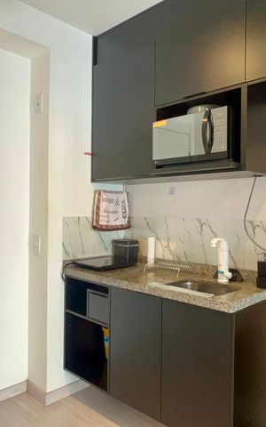 Studio para alugar com 31m², 1 quarto e sem vaga Studio para alugar com 31m², 1 quarto e sem vagaCozinha