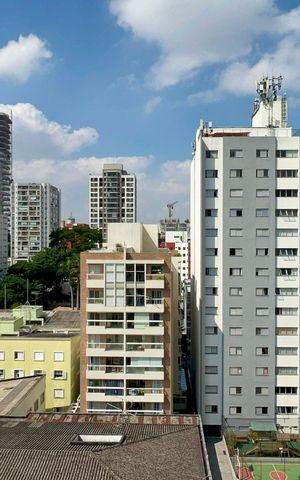 Studio para alugar com 31m², 1 quarto e sem vaga Studio para alugar com 31m², 1 quarto e sem vagaVista da Varanda