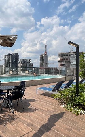 Studio para alugar com 31m², 1 quarto e sem vaga Studio para alugar com 31m², 1 quarto e sem vagaPiscina