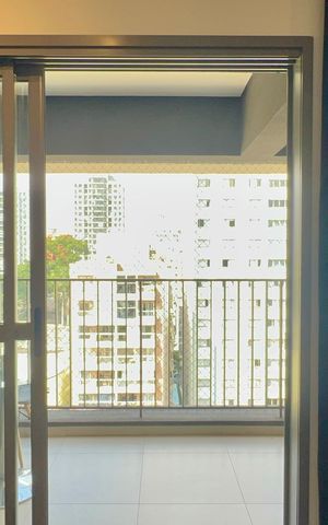 Studio para alugar com 31m², 1 quarto e sem vaga Studio para alugar com 31m², 1 quarto e sem vagaVaranda
