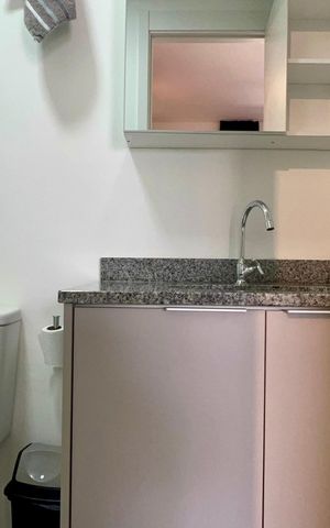 Studio para alugar com 31m², 1 quarto e sem vaga Studio para alugar com 31m², 1 quarto e sem vagaBanheiro