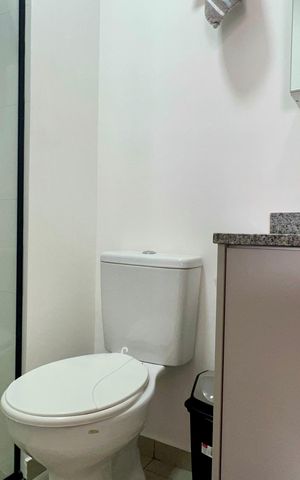 Studio para alugar com 31m², 1 quarto e sem vaga Studio para alugar com 31m², 1 quarto e sem vagaBanheiro