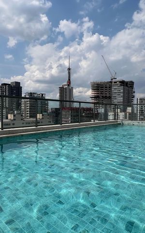 Studio para alugar com 31m², 1 quarto e sem vaga Studio para alugar com 31m², 1 quarto e sem vagaPiscina
