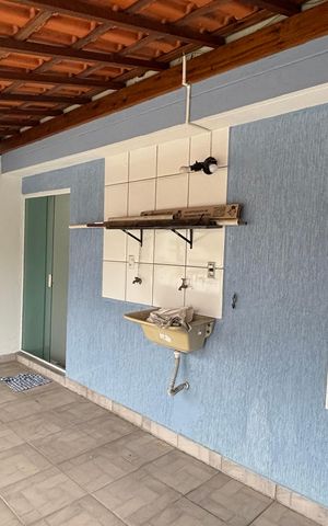 Casa à venda com 100m², 2 quartos e 2 vagas Casa à venda com 100m², 2 quartos e 2 vagasVaranda da Suíte 1
