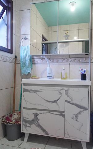 Casa à venda com 101m², 3 quartos e 1 vagaBanheiro Social