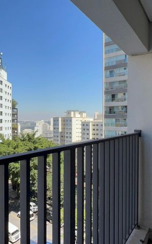 Studio à venda com 32m², 1 quarto e sem vaga Studio à venda com 32m², 1 quarto e sem vagaVaranda