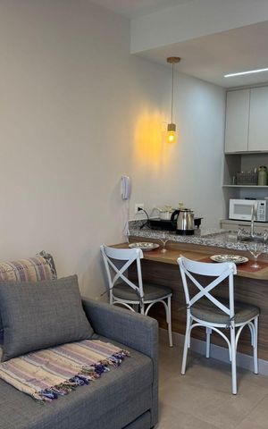 Apartamento à venda com 37m², 1 quarto e 1 vaga
