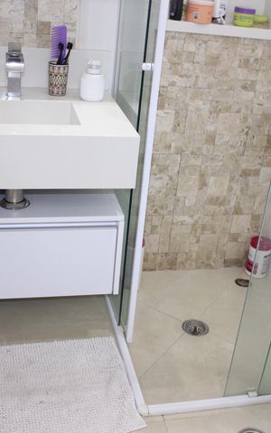 Apartamento à venda com 86m², 2 quartos e 1 vagaBanheiro da Suíte