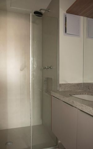 Apartamento à venda com 40m², 1 quarto e sem vagaBanheiro da Suíte