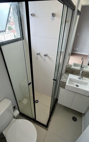 Apartamento à venda com 27m², 1 quarto e sem vagaBanheiro da Suíte