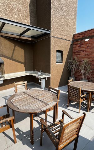 Apartamento à venda com 27m², 1 quarto e sem vagaÁrea gourmet