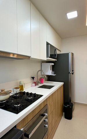 Apartamento à venda com 44m², 2 quartos e sem vaga Apartamento à venda com 44m², 2 quartos e sem vagaCozinha e Área de Serviço