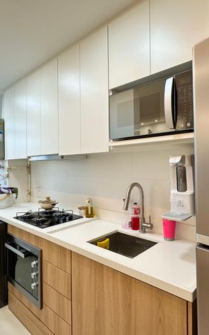 Apartamento à venda com 44m², 2 quartos e sem vaga Apartamento à venda com 44m², 2 quartos e sem vagaCozinha e Área de Serviço
