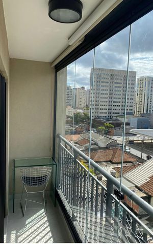 Studio à venda com 27m², 1 quarto e sem vaga Studio à venda com 27m², 1 quarto e sem vagaVaranda