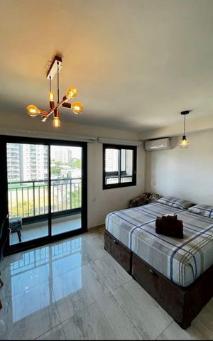 Studio à venda com 27m², 1 quarto e sem vaga Studio à venda com 27m², 1 quarto e sem vagaQuarto/Sala
