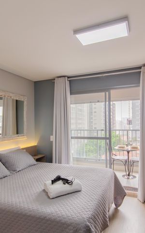 Studio à venda com 26m², 1 quarto e sem vaga Studio à venda com 26m², 1 quarto e sem vagaSala/Quarto