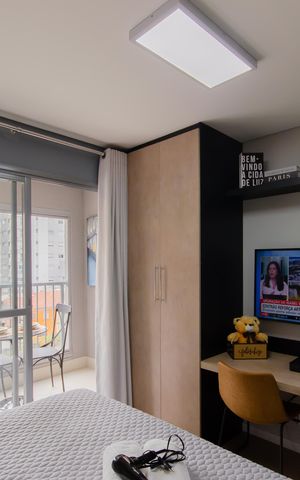 Studio à venda com 26m², 1 quarto e sem vaga Studio à venda com 26m², 1 quarto e sem vagaSala/Quarto