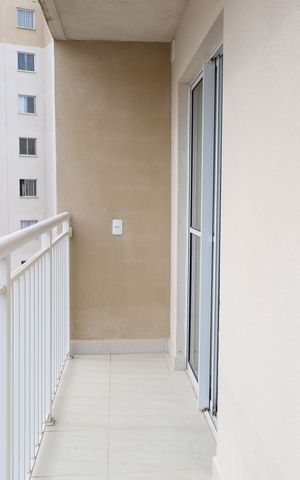 Apartamento à venda com 28m², 1 quarto e sem vagaVaranda do Quarto