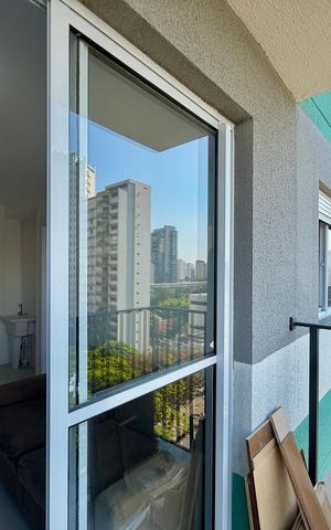 Apartamento à venda com 26m², 1 quarto e sem vaga Apartamento à venda com 26m², 1 quarto e sem vagaSacada