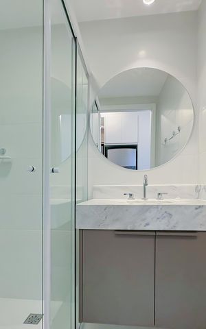 Studio para alugar com 23m², 1 quarto e sem vaga Studio para alugar com 23m², 1 quarto e sem vagaBanheiro
