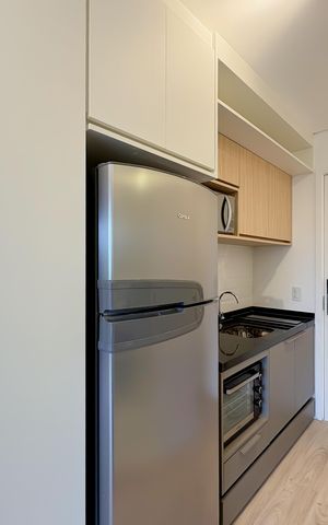 Studio para alugar com 23m², 1 quarto e sem vaga Studio para alugar com 23m², 1 quarto e sem vagaCozinha