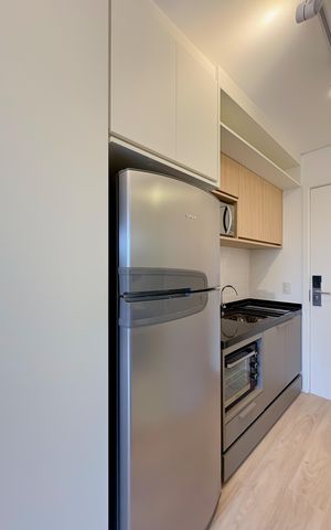 Studio para alugar com 23m², 1 quarto e sem vaga Studio para alugar com 23m², 1 quarto e sem vagaCozinha