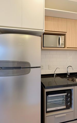 Studio para alugar com 23m², 1 quarto e sem vaga Studio para alugar com 23m², 1 quarto e sem vagaCozinha