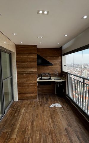 Apartamento à venda com 93m², 3 quartos e 1 vaga Apartamento à venda com 93m², 3 quartos e 1 vagaVaranda gourmet