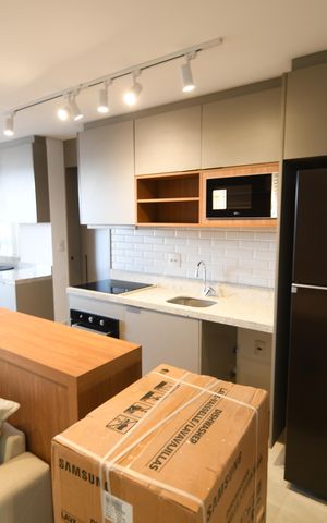 Apartamento à venda com 55m², 1 quarto e 2 vagasCozinha