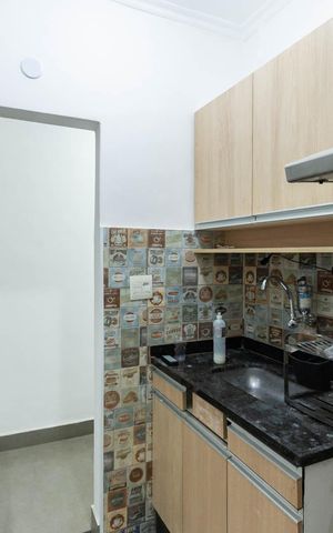 Apartamento à venda com 40m², 1 quarto e sem vagaCozinha