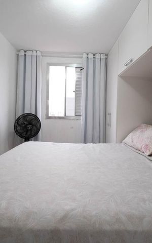Apartamento à venda com 47m², 2 quartos e 1 vagaQuarto 2