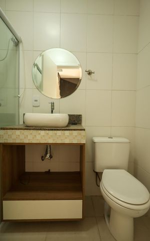Casa de condomínio à venda com 120m², 3 quartos e 3 vagas Casa de condomínio à venda com 120m², 3 quartos e 3 vagasBanheiro Social