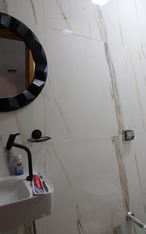 Casa de condomínio à venda com 150m², 3 quartos e 1 vagaBanheiro Social