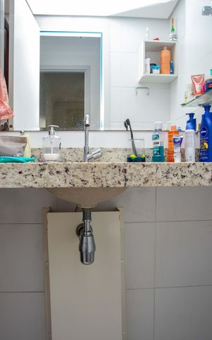 Apartamento à venda com 56m², 2 quartos e 1 vagaBanheiro Social