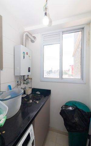Apartamento à venda com 67m², 2 quartos e 1 vaga Apartamento à venda com 67m², 2 quartos e 1 vagaCozinha e Área de Serviço