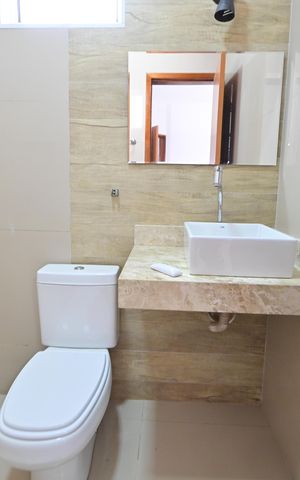 Casa para alugar com 221m², 3 quartos e 3 vagasBanheiro da Suíte 3